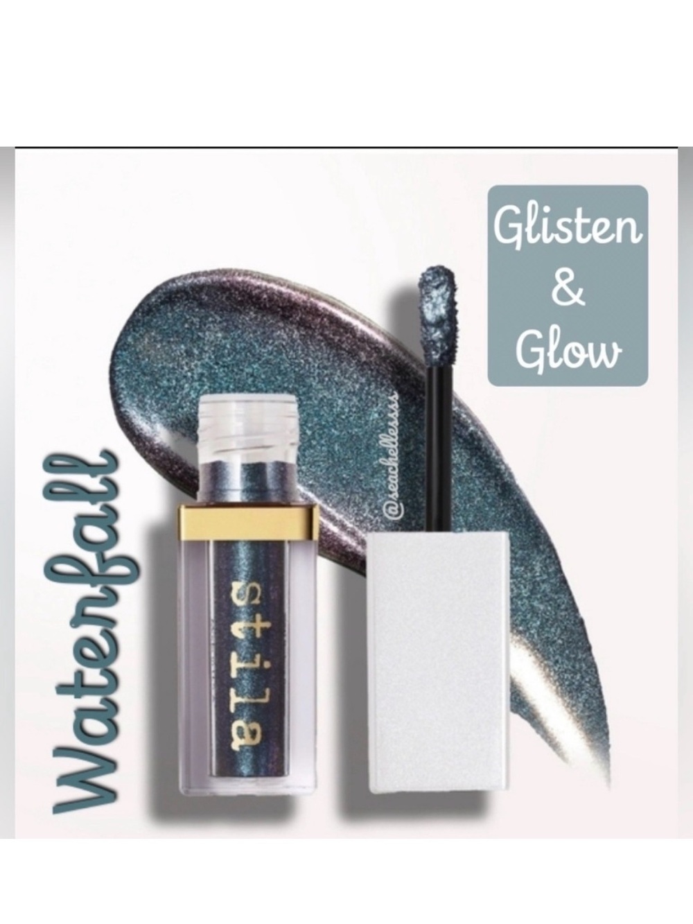 Waterfall Glisten & GLow Liquid Eyeshadow Stila Brand New in Box Full Size